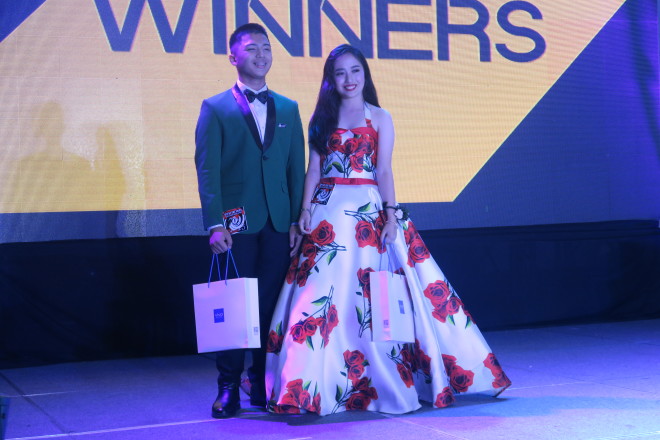 Winners of the Vivo Selfie King and Queen, Ali Carandang and Franky Ocampo