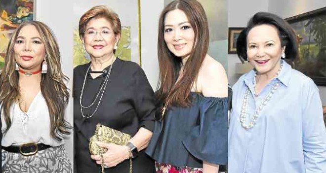 Tina Cuevas, Chit Salud, Linda Ley, Mellie Ablaza