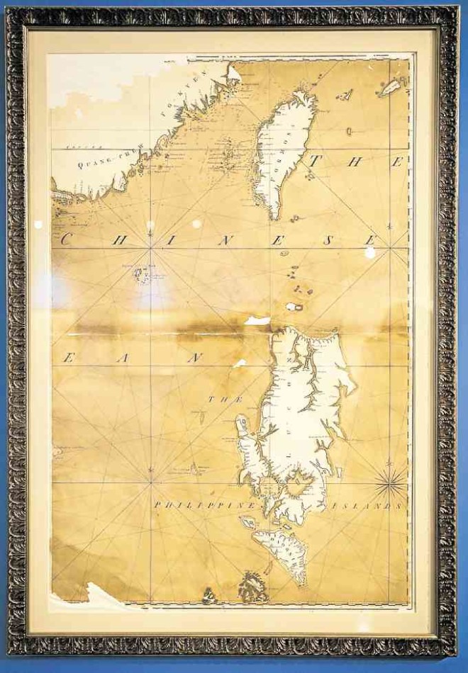 One of the earliest maps of Scarborough Shoal.