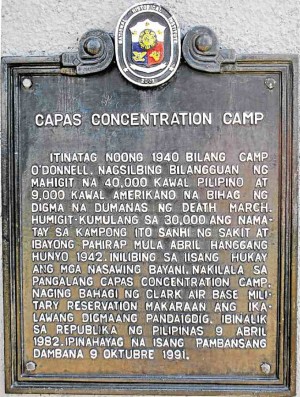 Capas Train Station marker—BERNARD SUPETRAN