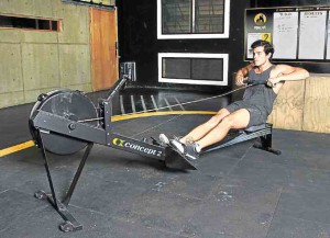 Rowing for calories demands eight times more exertion at double the speed