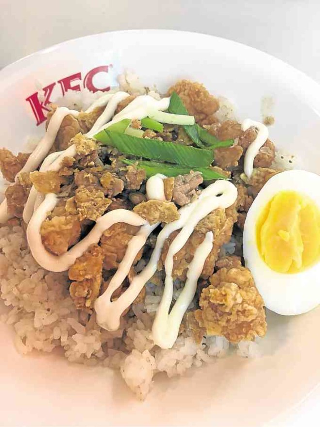 KFC’s Sisig Rice Bowl