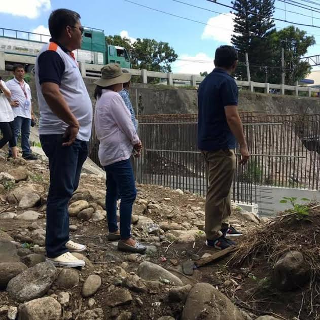 Public Works Secretary Mark Villar inspects Gibanga bridge