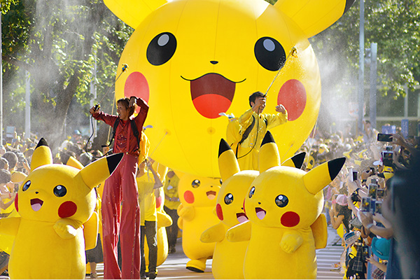 Pikachu Outbreak 2016. Image: The Pokémon Company