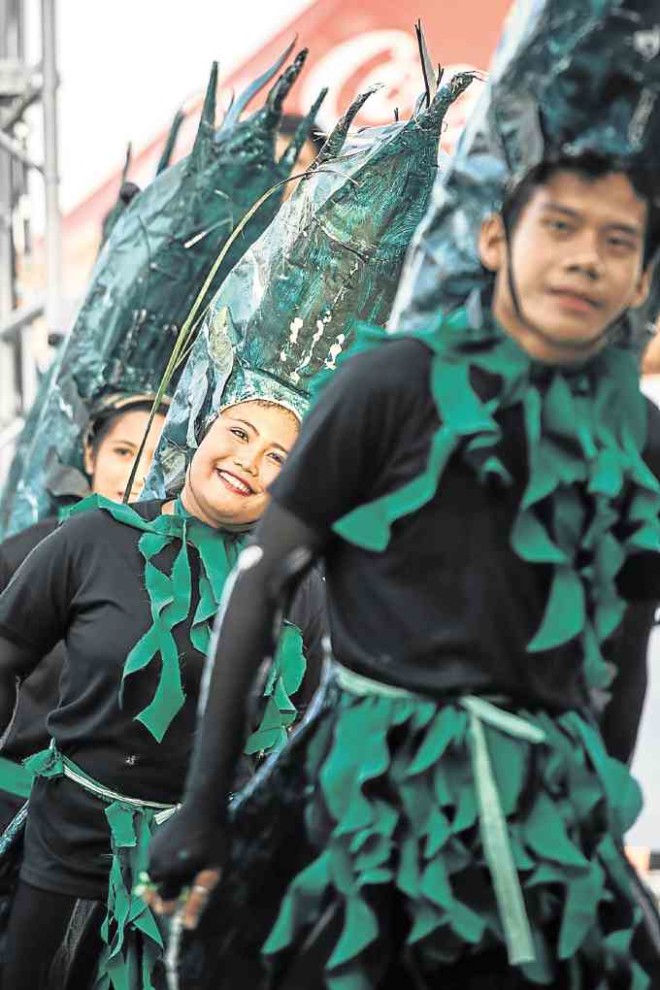 Street-dance choreography pays homage to the abundance of marine life in the province.