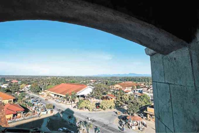 View of Roxas City from the old bell tower of Pan-ay church