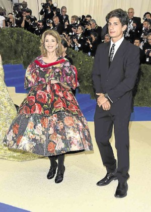 Caroline Kennedy in Comme des Garçons from Fall 2016 at the Met Gala —AP