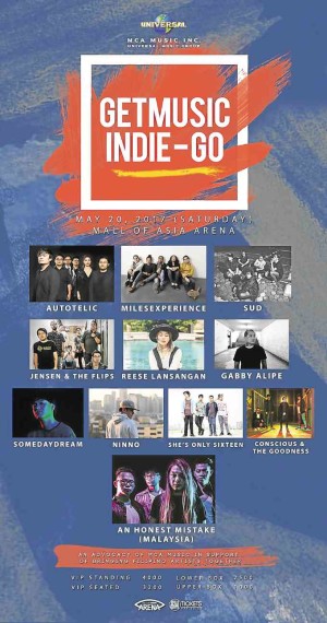 "GetMusic Indie-Go" poster