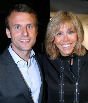 Emmanuel Macron & Brigitte Trogneux