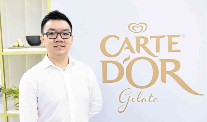 Earl Keh, senior brand manager of Carte D’Or