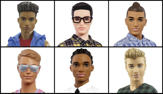 Ken dolls in various looks - Mattel