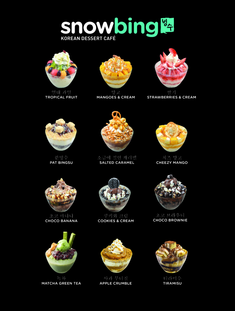 You can now go 'bingsu and chill' at Snowbing, the newest Korean
