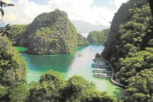 Coron Island Cove viewed from a ridge, often seen in postcards and travel magazines. LOUISE SANTIANO