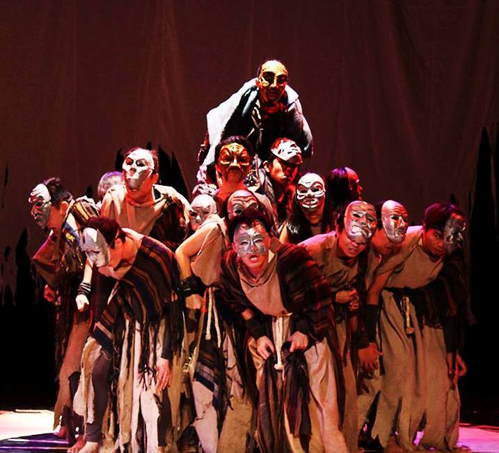 Scene from Dulaang Filipino’s “Oedipus,” which won major prizes at the recent Teatralny Koufar International Student and Youth Theatre Festival in Minsk, Belarus