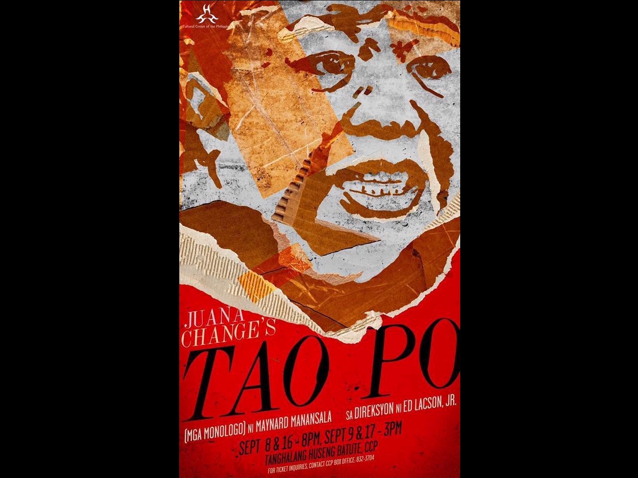 Mae Paner in the monologue play "Tao Po"