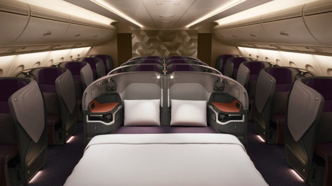 Singapore Airlines 2017 luxury cabin products