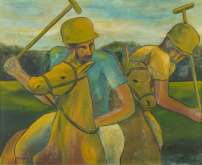 “Polo Players,” by H.R. Ocampo
