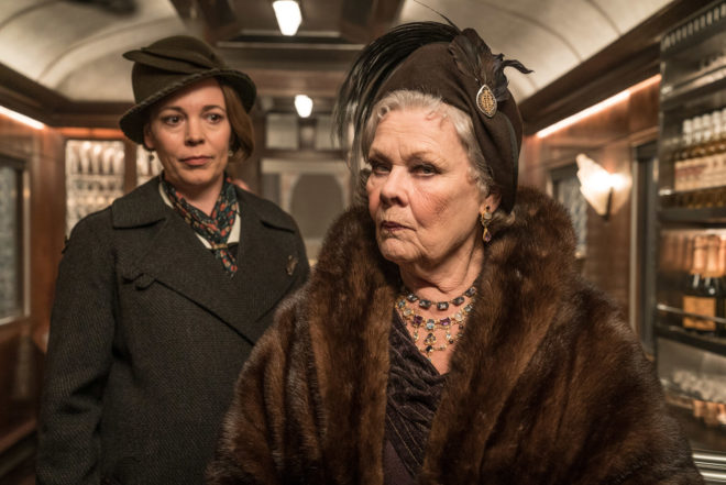 Scene from the latest film adaptation of Agatha Christie's “Murder on the Orient Express”