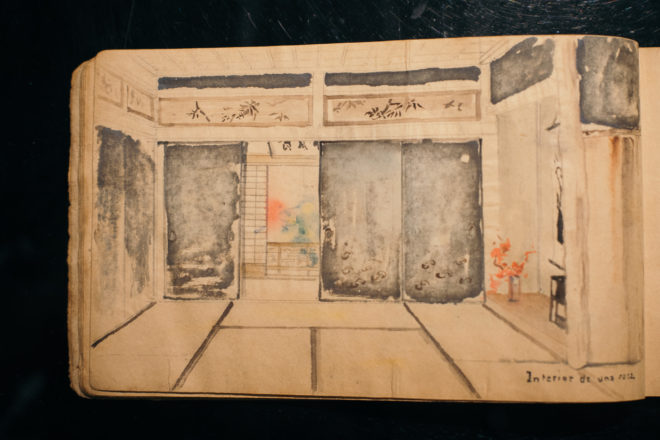 From Juan V. Luna's sketchbook-diary, to be auctioned off by Leon Gallery