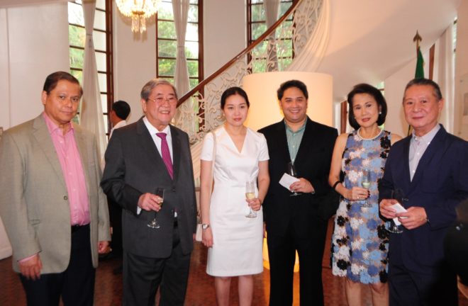Dr. Raul Sunico, Tony Huang, Catherine Huang, Dr. David Endriga, Odette Huang, Mario Katigbak
