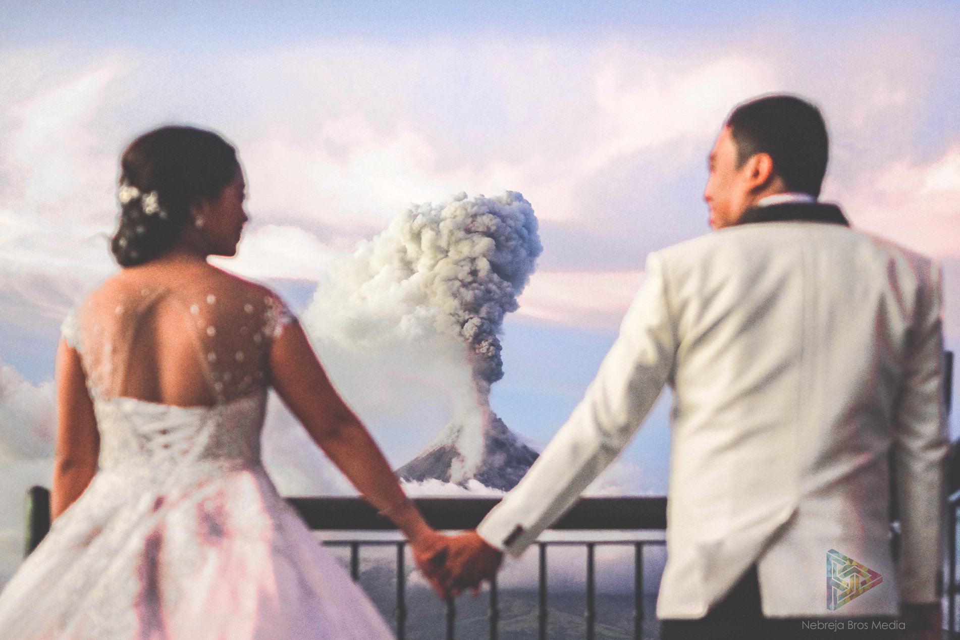 mayon volcano, wedding, photography