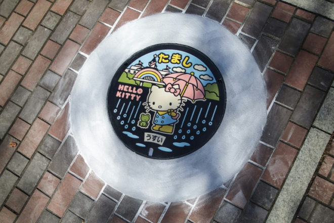 japan, manhole cover