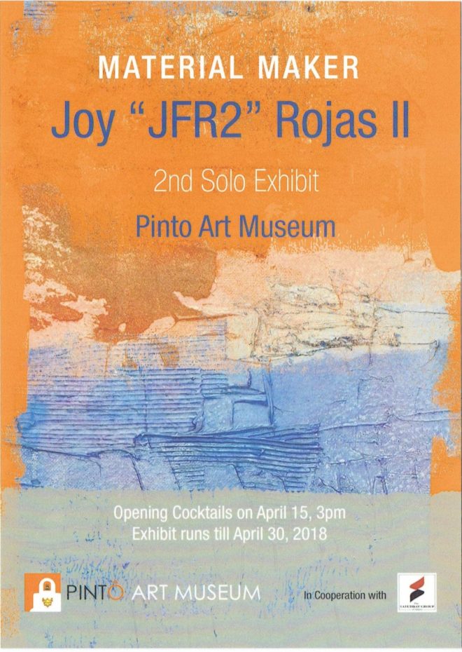 "Material Maker," exhibit by abstract artist Joy Rojas
