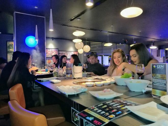 Diners at Gen Korean