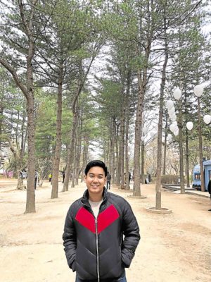 The author in Nami Island