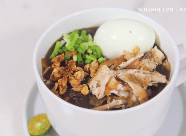 Black rice arroz caldo