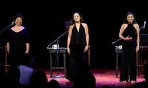 Mae Paner, Monique Wilson, Missy Maramara in “The Vagina Monologues.” JAYPEE MARISTAZA