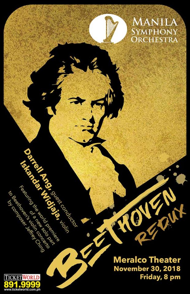 "Beethoven Redux": MSO, Indonesian-German violin virtuoso to premiere Jeffrey Ching’s new classical composition, Nov. 30