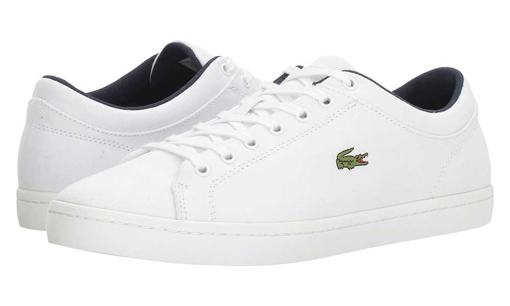 Lacoste Showcourt Croc SPM Leather Men's Shoes White/Black 7-28spm0227 ...
