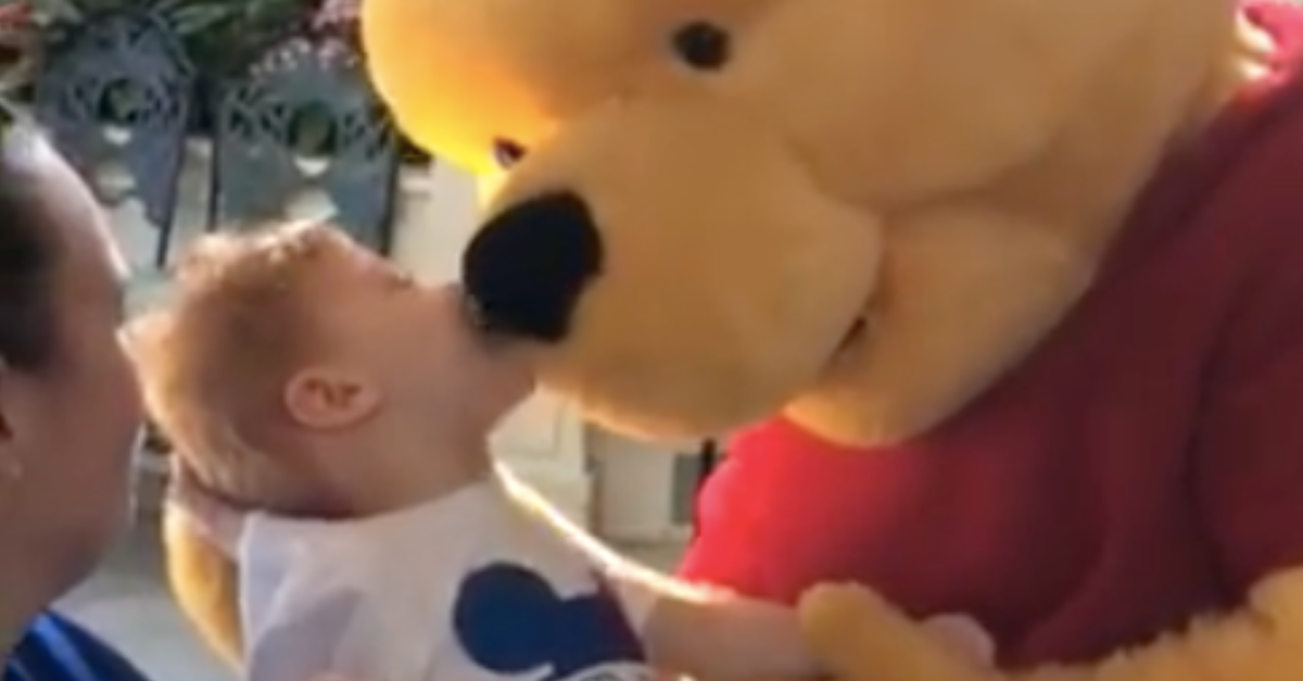 winnie the pooh, disabled child