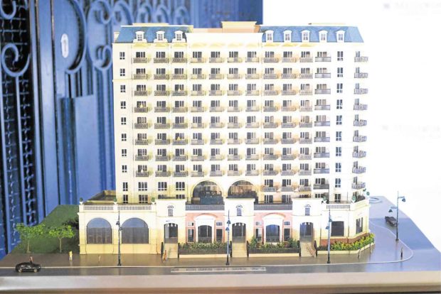 Scalemodel of Chelsea Parkplace, Megaworld's first township in Capital Town Pampanga