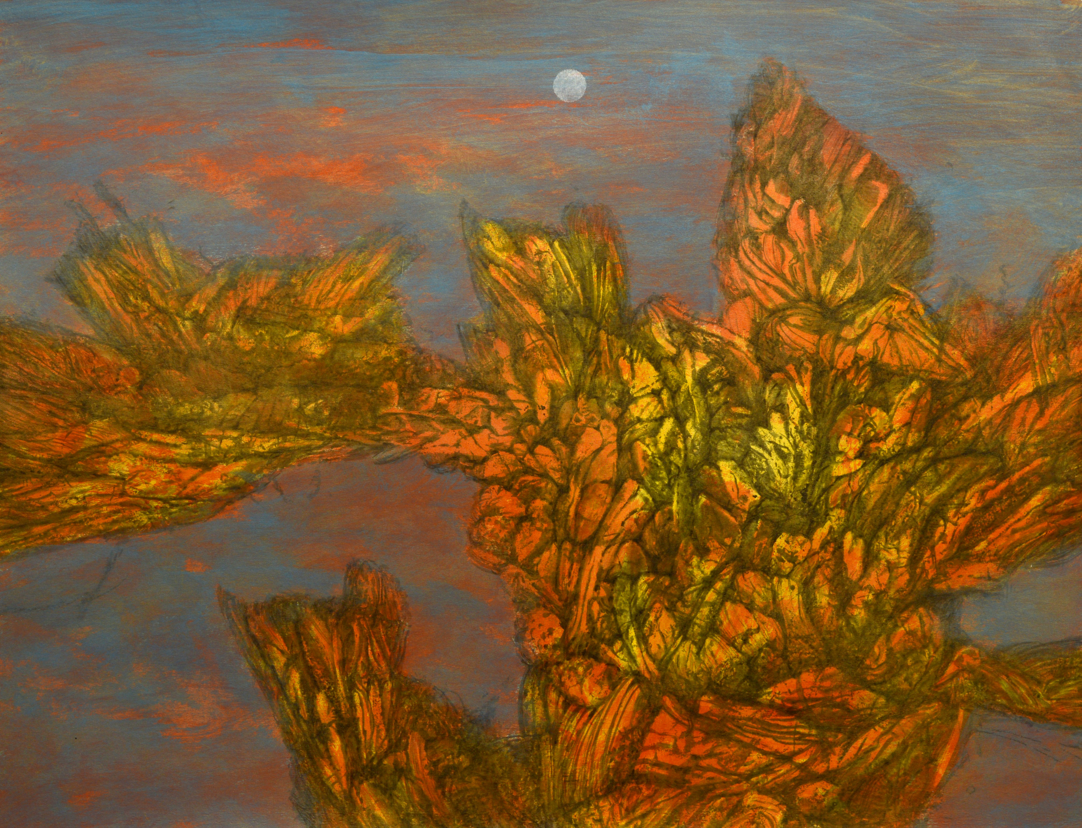 "Separate Paths, Similar Visions," exhibit featuring landscapes of Justin Nuyda and Juvenal Sanso
