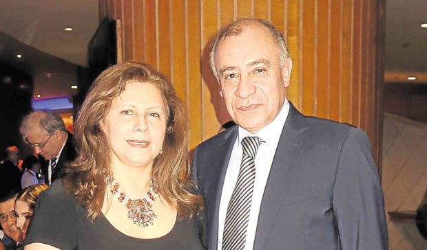 Mervat Ezzat, Egypt Ambassador Ahmed Ezzat
