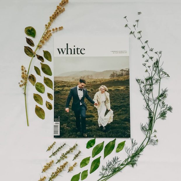 white magazine