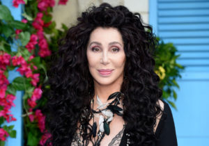 Cher poses on the red carpet upon arrival for the world premiere of the film "Mamma Mia! Here We Go Again" in London on July 16, 2018. Image: AFP/Anthony Harvey via AFP Relaxnews