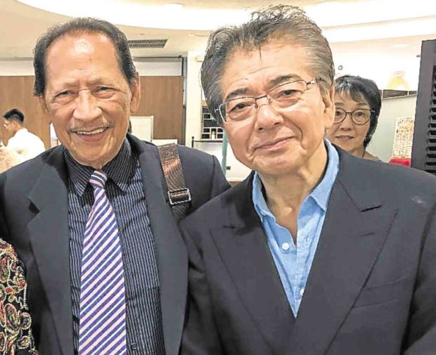 CCP president Nick Lizaso and PPO conductor Yoshikazu Fukumura