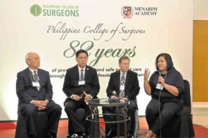 Dr. George Lim, Dr. Alejandro Dizon, Montero and Dr. Grace Nilo