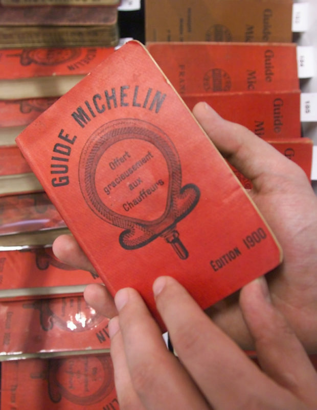 The red-covered Michelin guide was first published in France in 1900. Image: AFP/Eric Cabanis