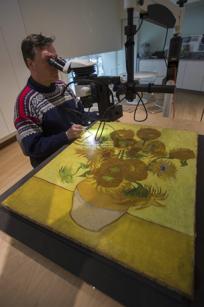 Van Gogh's 'Sunflowers' staying put in Amsterdam museum