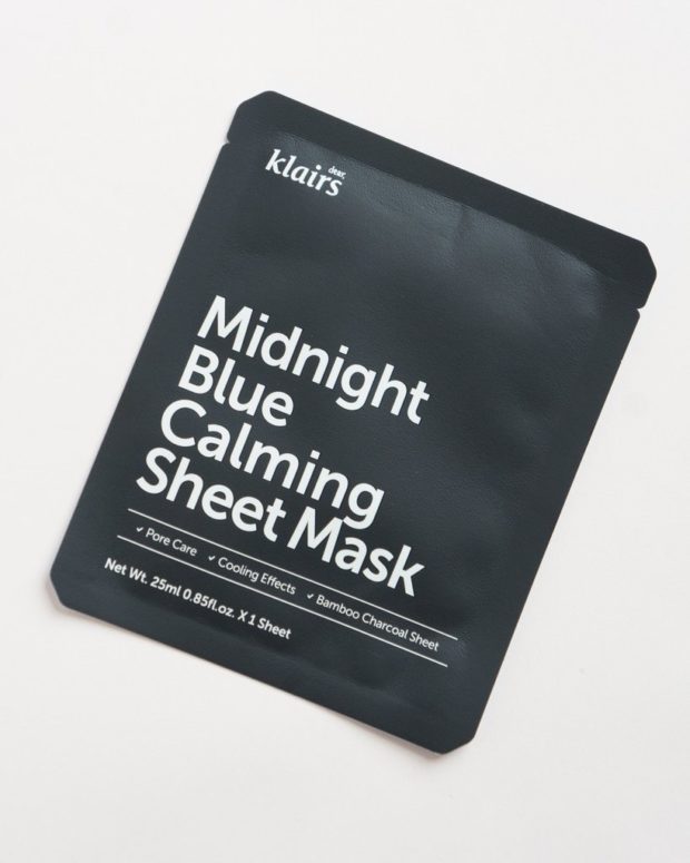 Dear, Klairs Midnight Blue Calming Sheet Mask