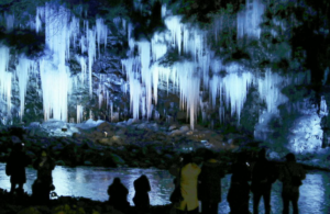 Illuminated icicles captivate visitors in Japan’s Saitama Prefecture