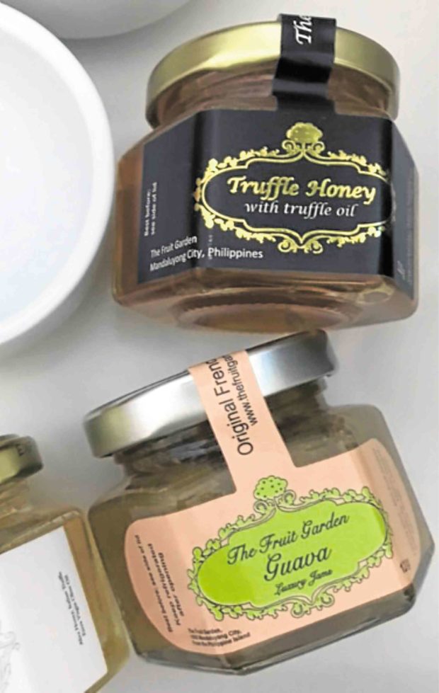 Truffle honey and flavored jam