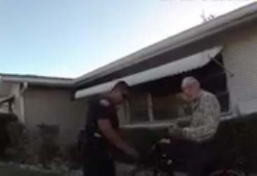 Cops give 81-year-old new bicycle