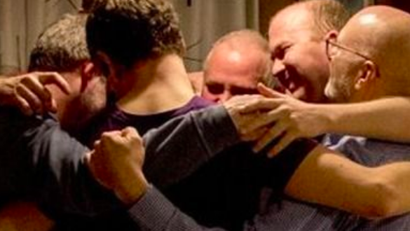 Men's cuddle group redefines masculinity