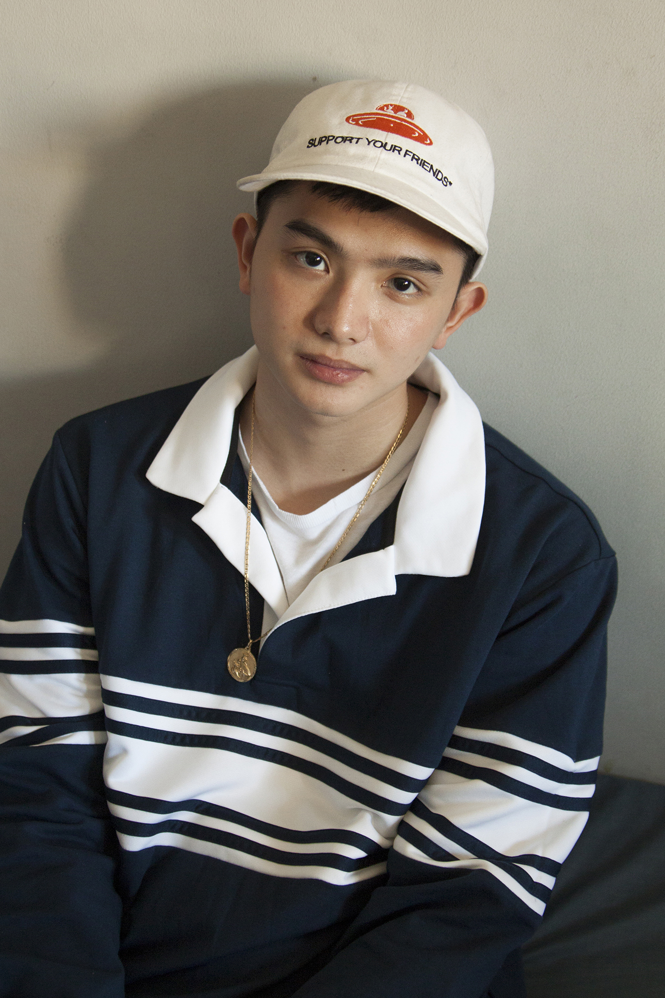 Randell in an SYF shirt and cap. PHOTO © JED GREGORIO