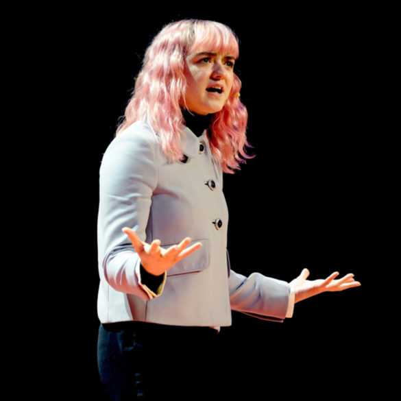 Maisie Williams at TEDx Talks. PHOTO SOURCE MAISIEWILLIAMS.ORG